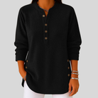 SERAPHINA™ ronde hals pullover rood dames modieus basisstuk garderobe