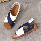 Detailfoto voetboogondersteuning Solara orthopedische sandalen