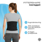 Rugbrace gedragen om de taille voor ondersteuning van de onderrug