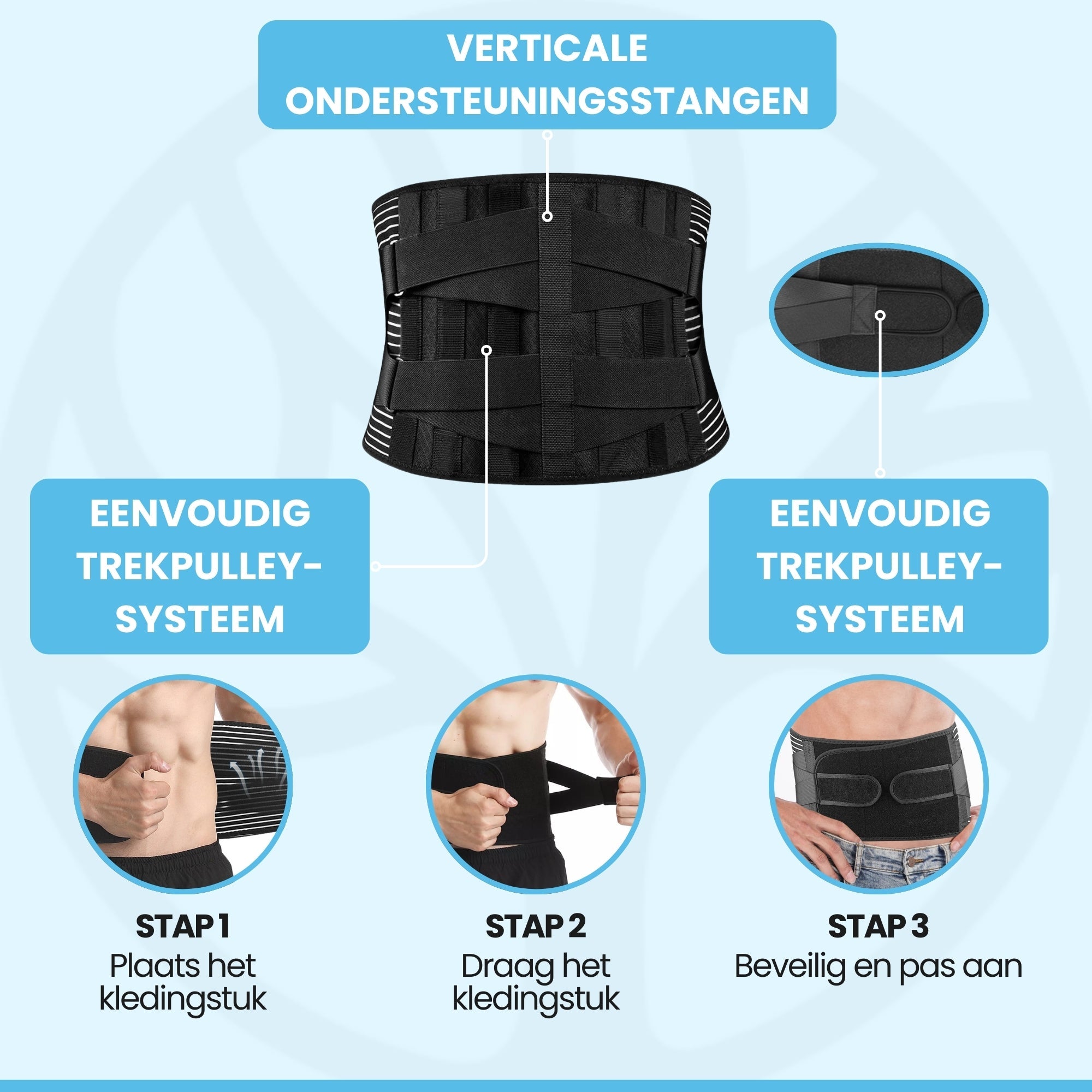 Spiro brace verlicht spanning in de lumbale wervelkolom