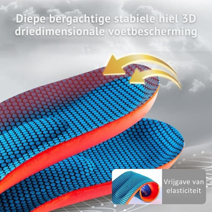Orthopedische inlegzolen in verschillende maten 35 tot 46