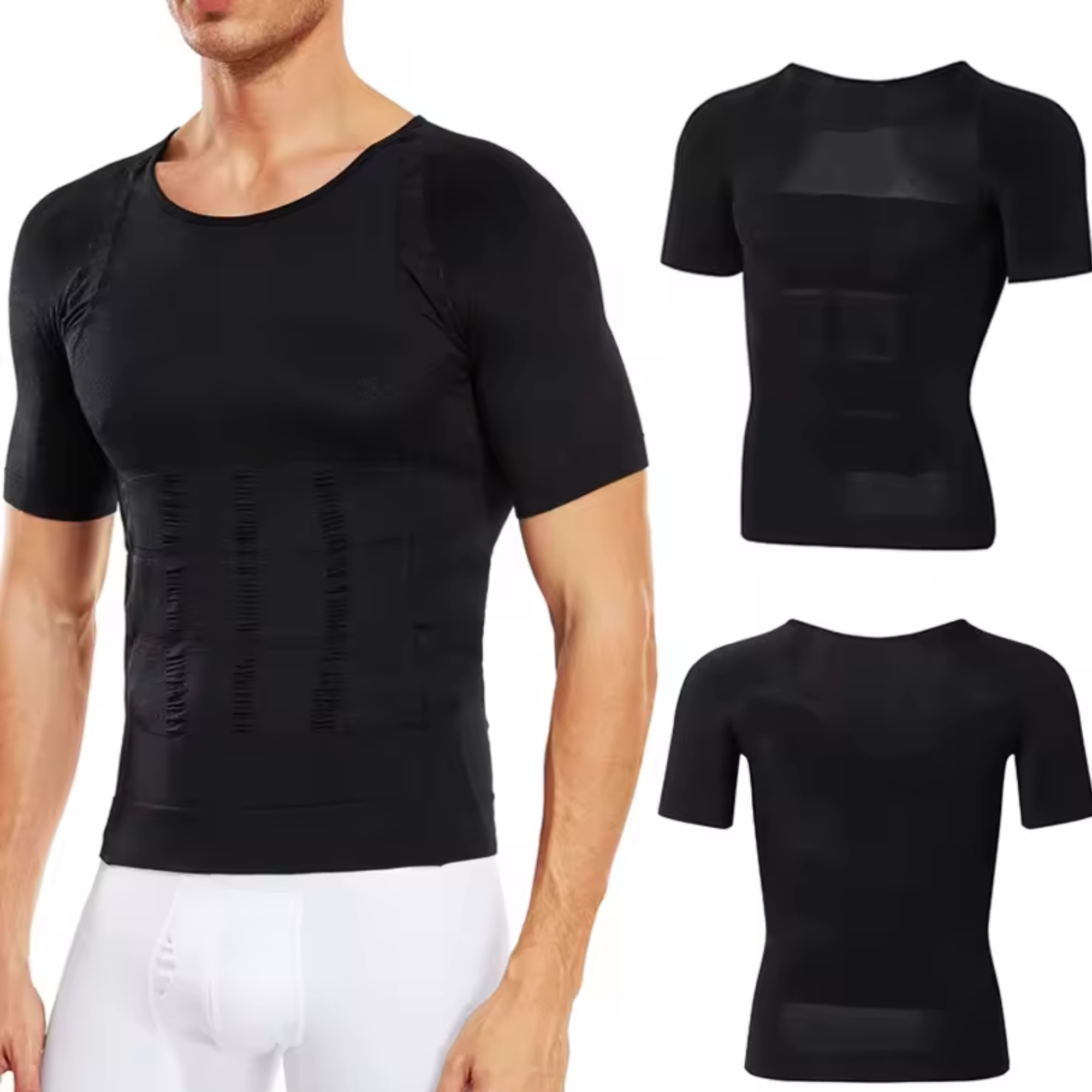 Strivo houdingscorrectie shirt zwart voor dagelijks gebruik