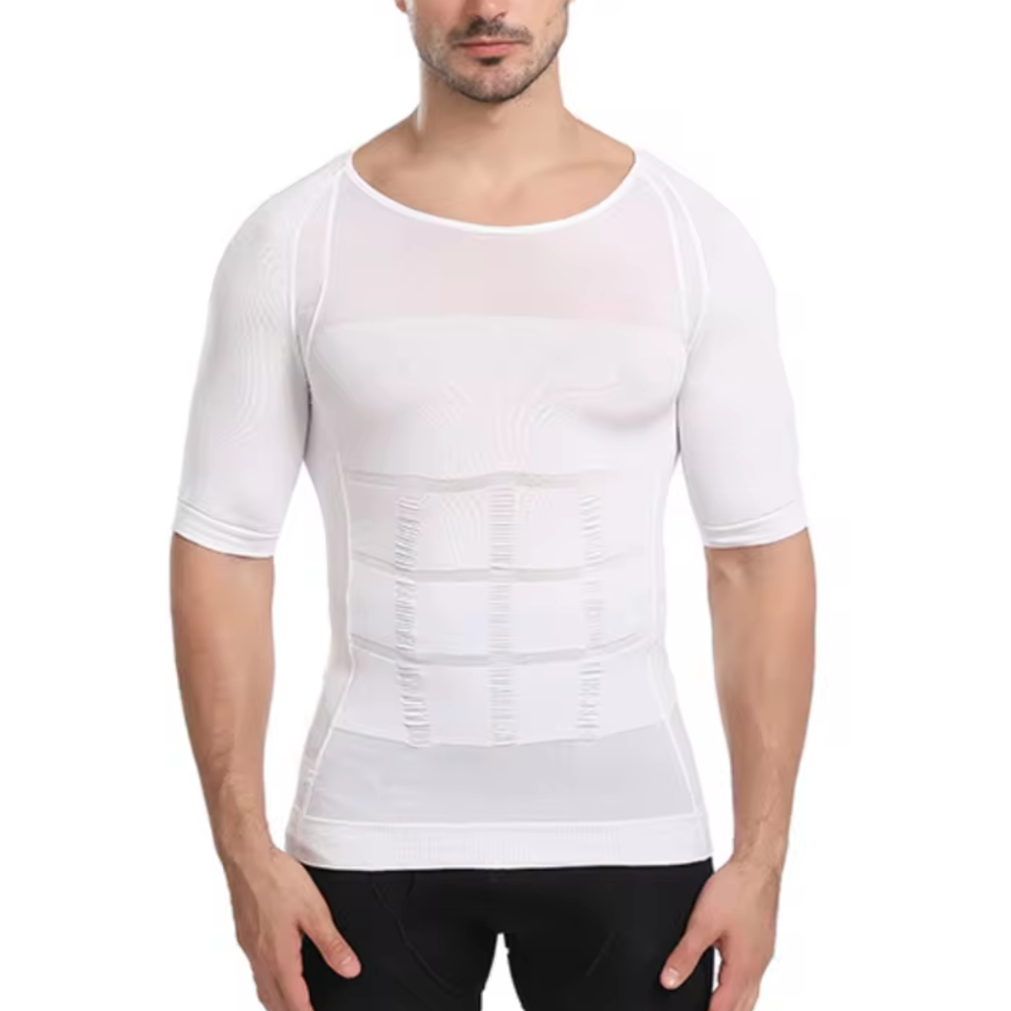 Strivo posture shirt voor vrouwen en mannen zwart