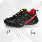 Wandio wandelsneaker met schokdempende zool op natte ondergrond